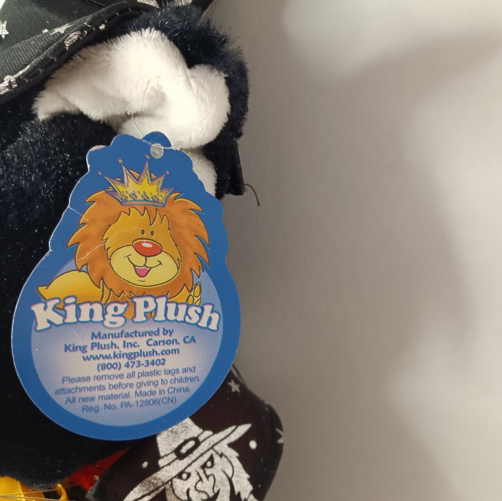 King Plush Halloween Black Cat Witch Plush - Picture 4 of 10
